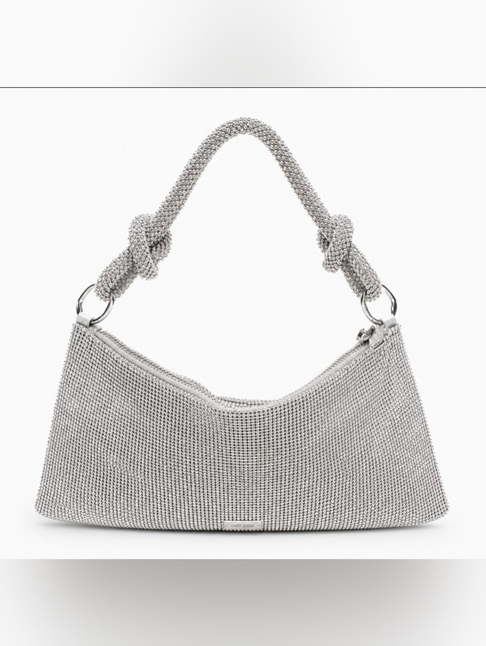 Cult Gaia Hera Nano Rhinestone Shoulder Bag